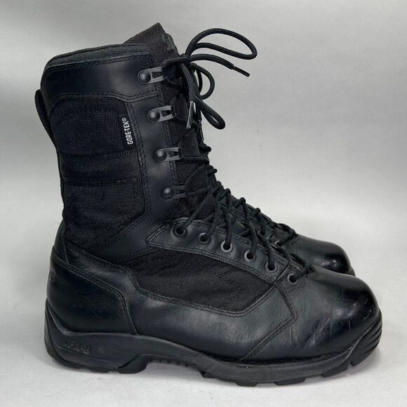 Danner Men's Size 8.5 Striker Torrent 8" Black Leather Gore-Tex Waterproof Boots - Picture 1 of 13